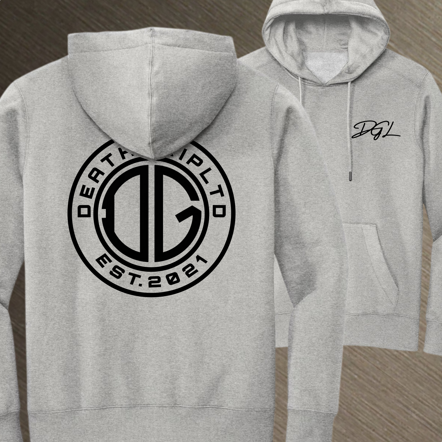 DGL Logo Grey Hoodie