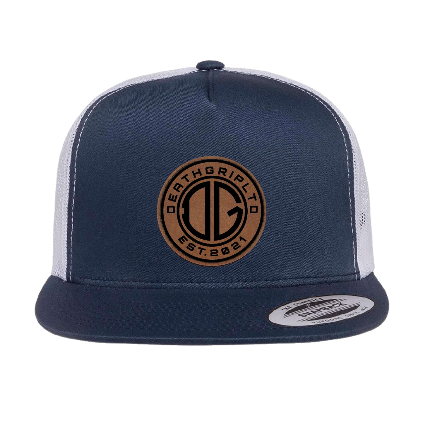 DGL Logo Hat Brown Patch BL/WHT