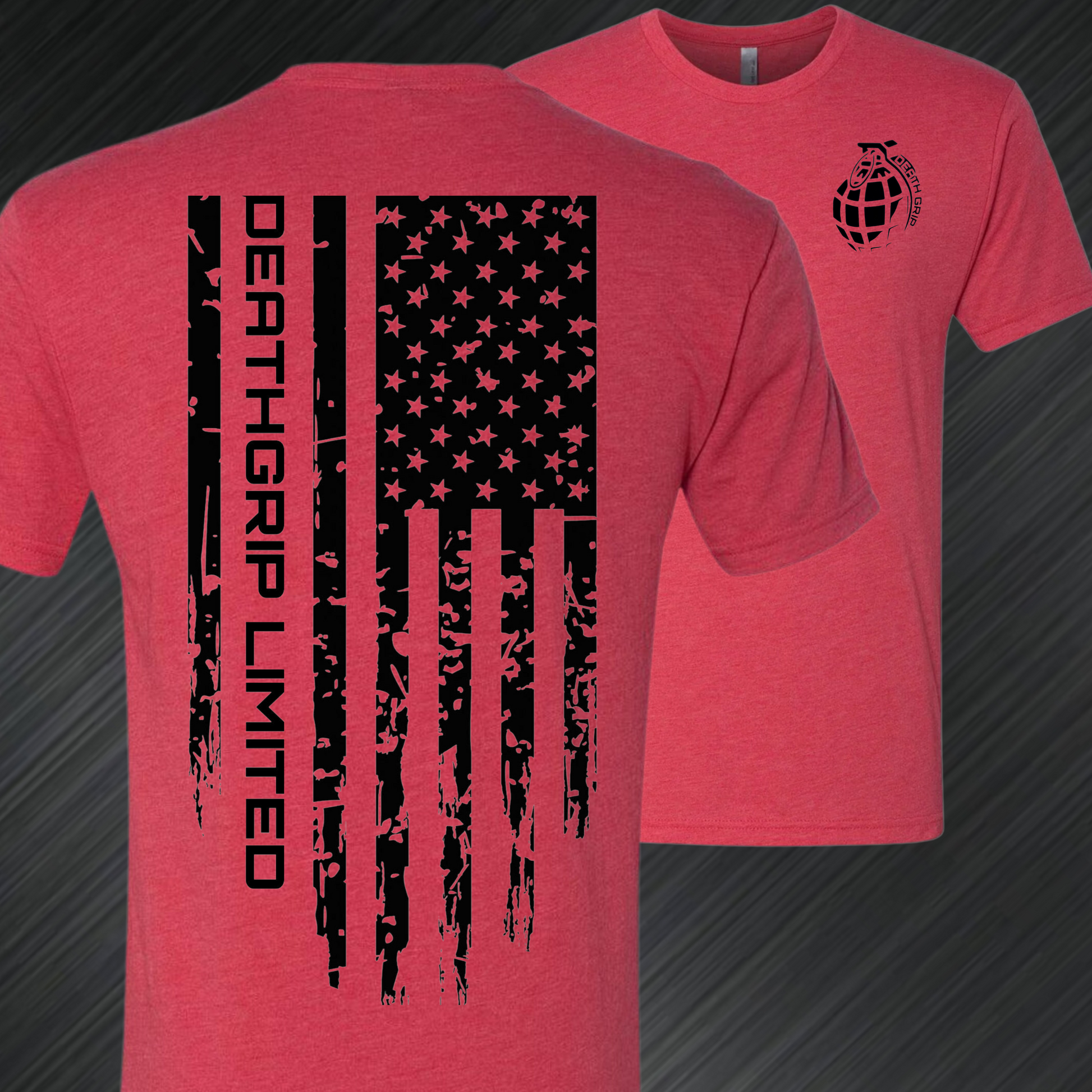 DGL American Flag Red T Shirt