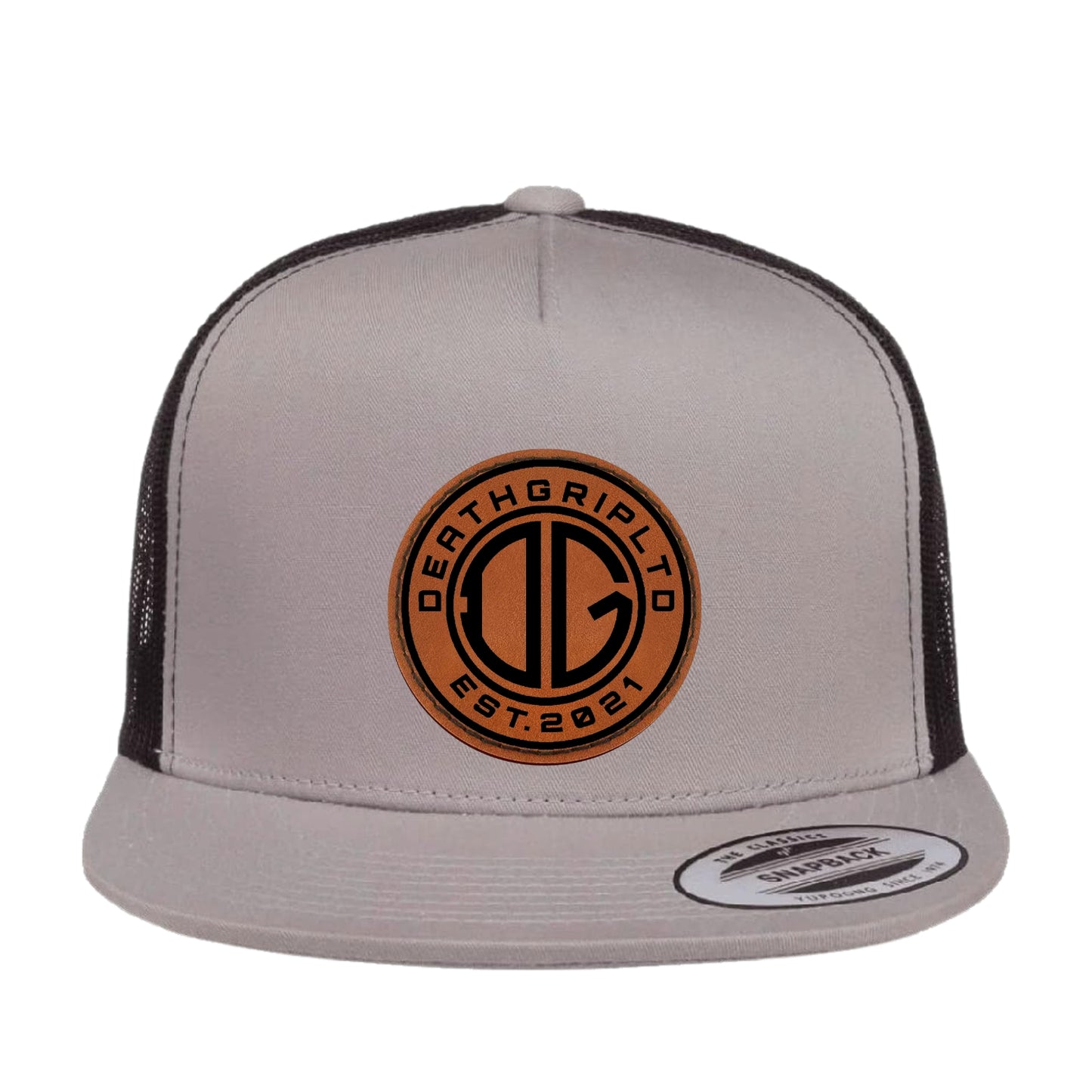 DGL Logo Hat Leather Patch Slv/Blk