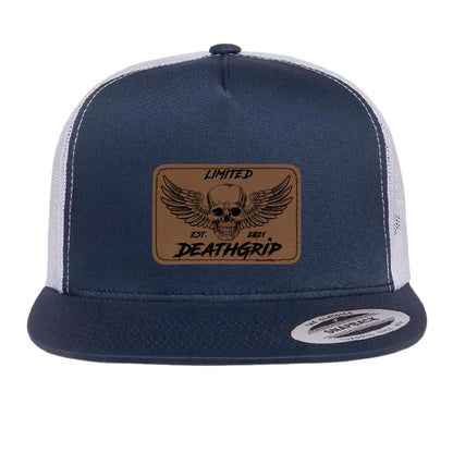 DGL Skull Hat Dark Brown Patch Blu/Wht