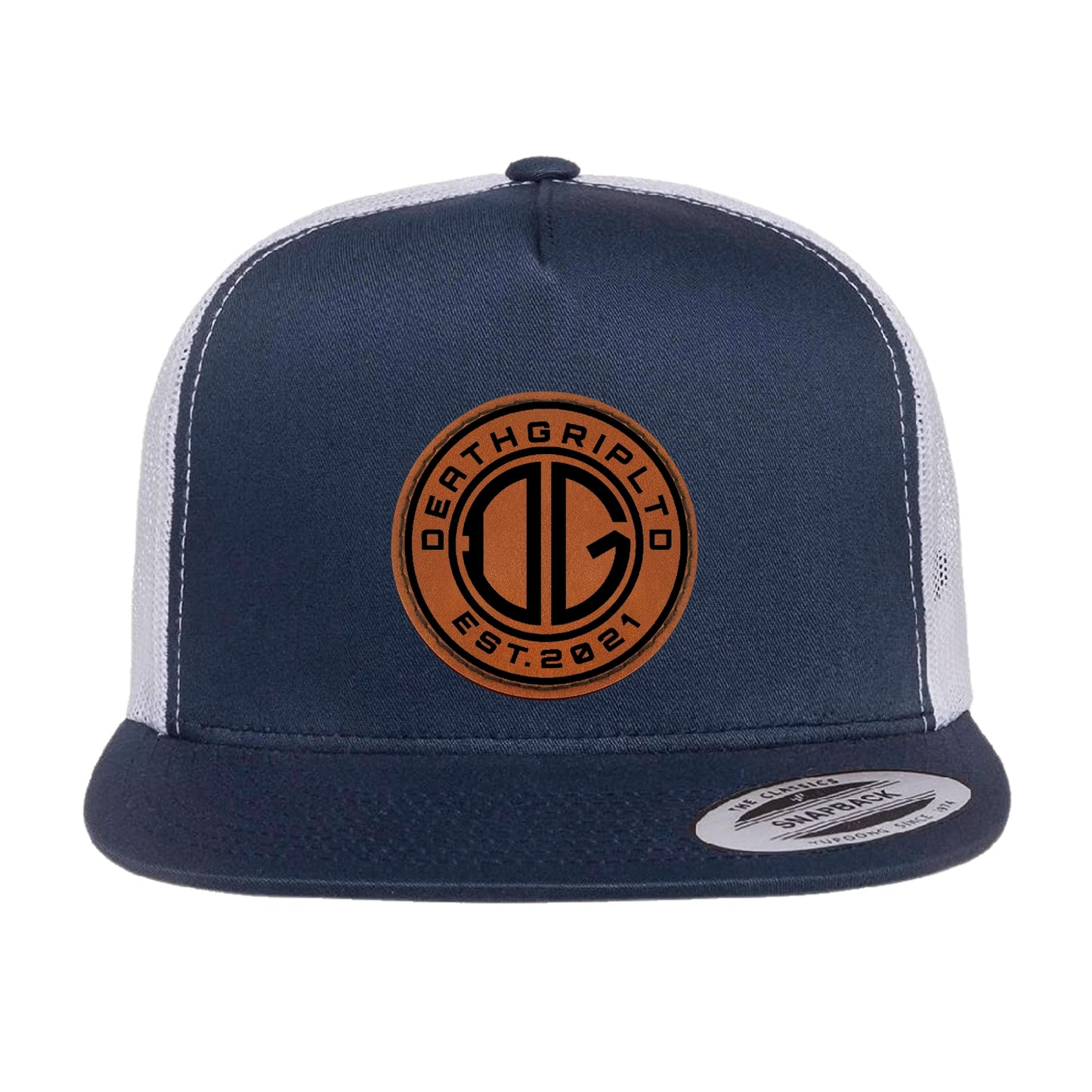 DGL Logo Hat Leather Patch Blu/Wht