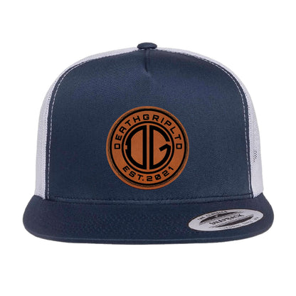 DGL Logo Hat Leather Patch Blu/Wht