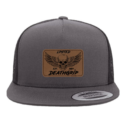 DGL Skull Hat Dark Brown Patch Gry/Blk