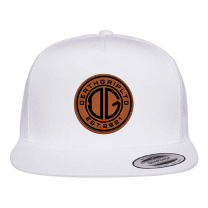 DGL Logo Hat Leather Patch Wht/Wht