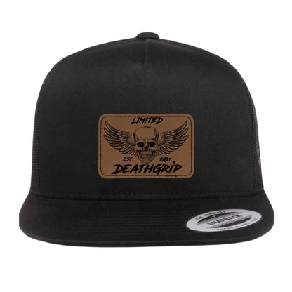 DGL Skull Hat Dark Brown Patch Blk/Blk